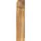 Ekena Millwork Traditional Rough Sawn Arts and Crafts Outlooker, Western Red Cedar, 8"W x 24"D x 36"H OUT08X24X36TRA03RWR - alternate 2